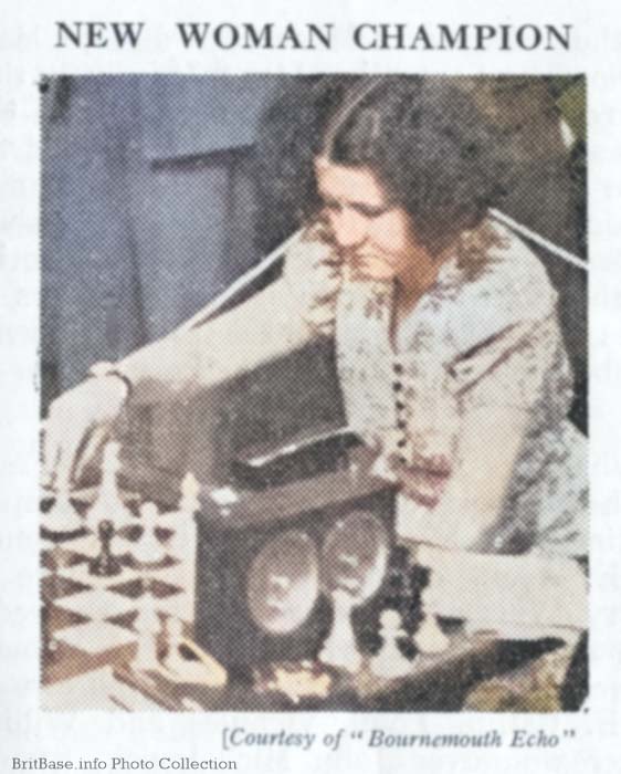 1939 British Women's Champion, Elaine Saunders, aged 13
