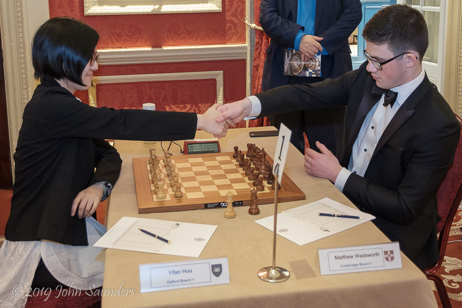 Hou Yifan plays Matthew Wadsworth